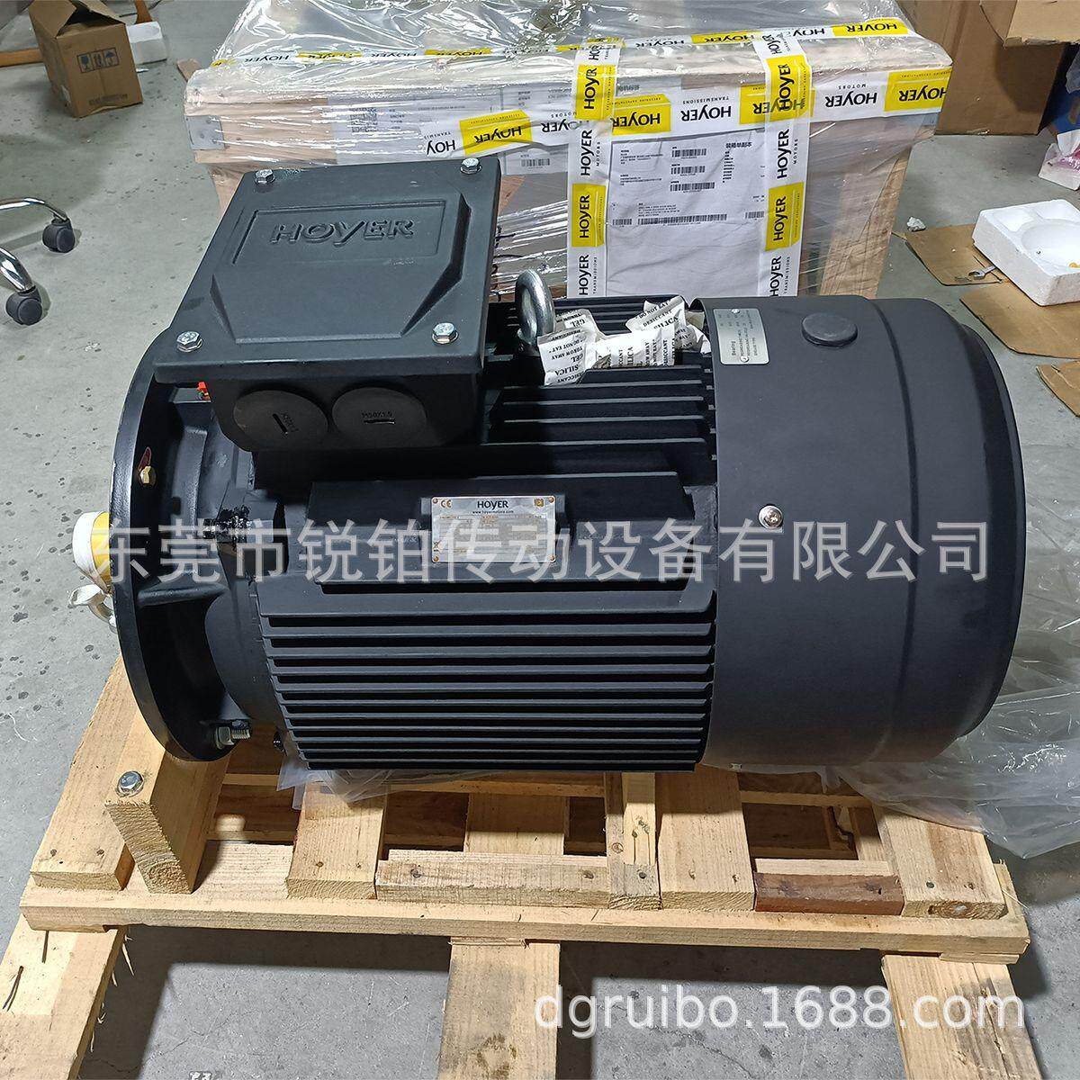丹麦HOYER霍尔电机三相异步电动机铸铁铝壳HMC3200L4船用包邮