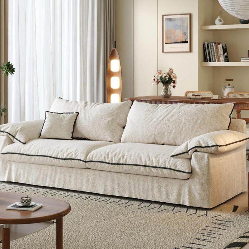 日式简约小户型客厅卧室休闲北欧两人三人位乳胶简约现代布艺沙发