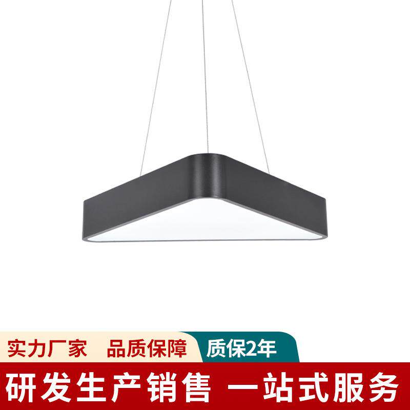 新品推荐异形办公灯三角形吊线灯工业风造型灯健身房超市拼接灯