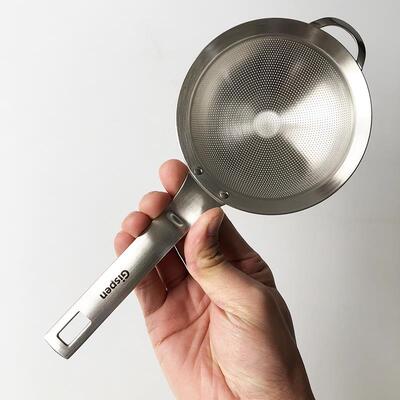 XMAN+库存304不锈钢豆浆漏勺家用过滤果汁油渣面粉筛油炸漏网尾货