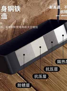 不锈钢铁家用露营三角支架蚊香架防火创意蚊香盒悬挂蚊香盘蚊香座