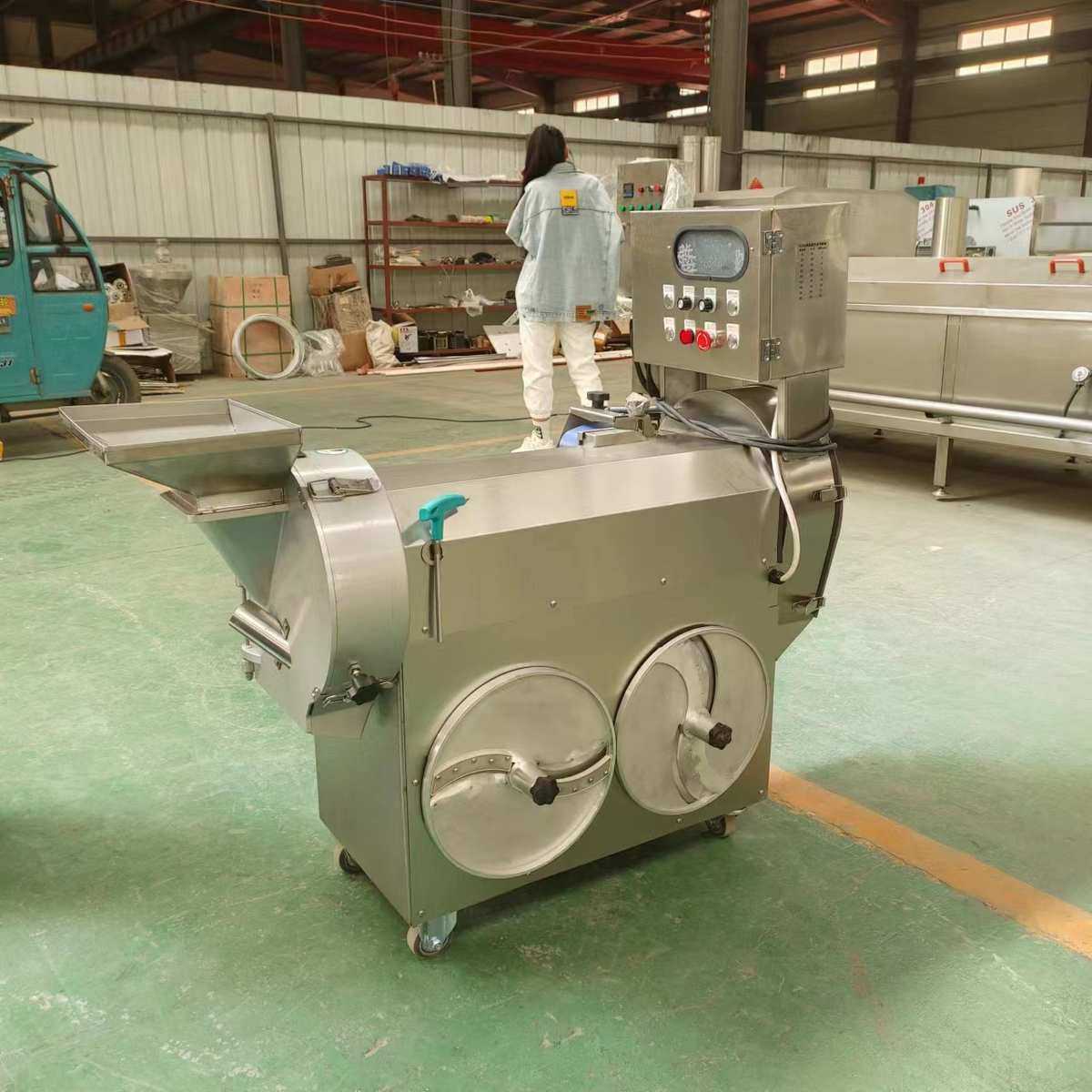 多用机片双头双头商用食堂切丝全自动菜切菜机多功能全自动切菜机