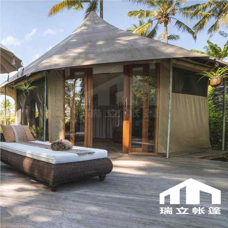 翠森林里光的双峰RDES顶帐篷阳房 多峰卧顶篷房分豪华绿室和浴室