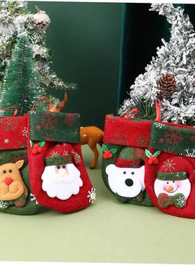 christmas decoration tree Christmas stocking candy gift bag