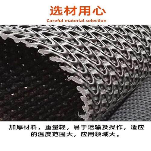 硬式透水管路基排水导盲管150 100渗排水塑料盲沟管曲纹PE疏水管