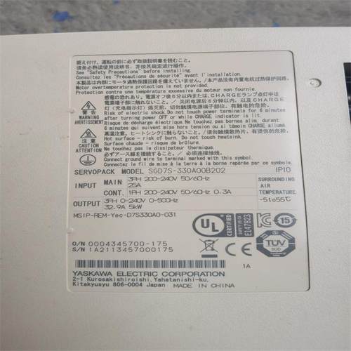 SGDH-10AE驱动器SGD7S-330A00B202SGD7S-120AA0ASGDV-750J21A