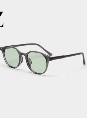 超轻覆古偏光太阳镜日系风个性男潮太阳眼镜女TR90浅色镜片开 车