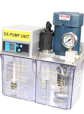 GA5232连续打油电动润滑泵380伏00-000#油脂泵冲床油泵带风扇