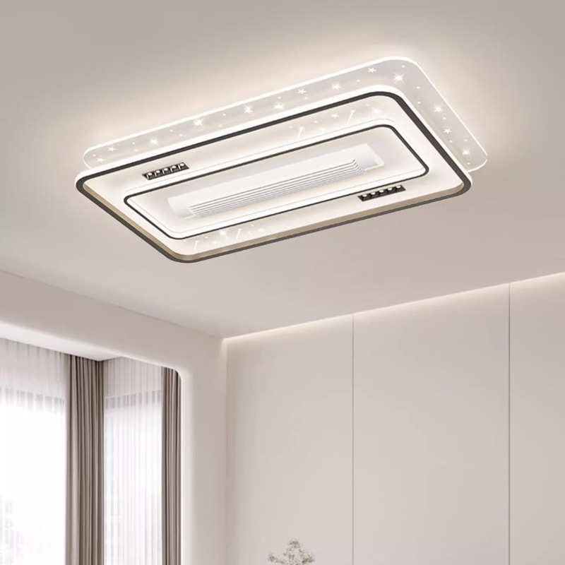 中山客厅吊扇灯灯叶全光谱卧室灯具主灯无灯灯餐厅风扇吸顶灯大灯