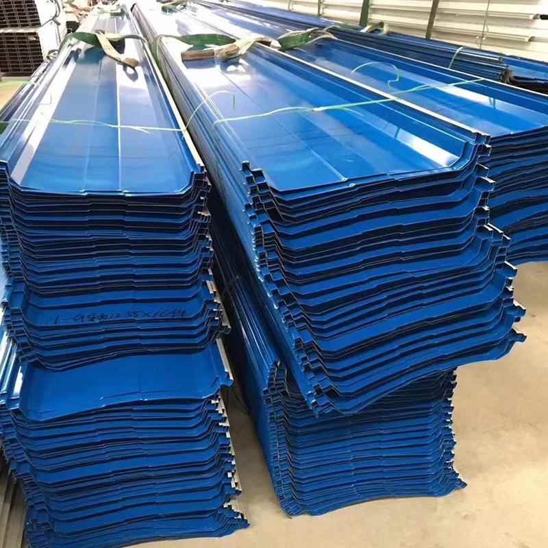 供应彩瓦 彩钢瓦 屋顶屋面用镀锌钢板压型Q235钢结构厂房钢建筑