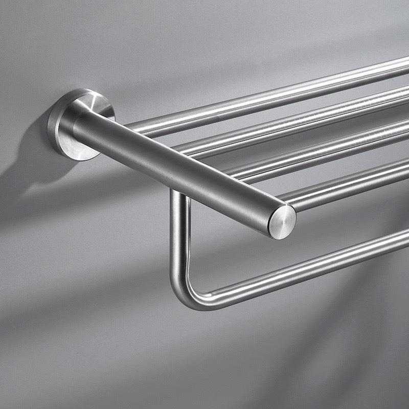 306574不锈钢加厚物浴巾热销架架毛巾卫生间浴室置架