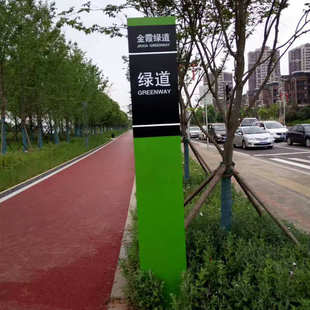 小区地下车库出入口导视牌 导视牌 景区商场不锈钢指示导向牌