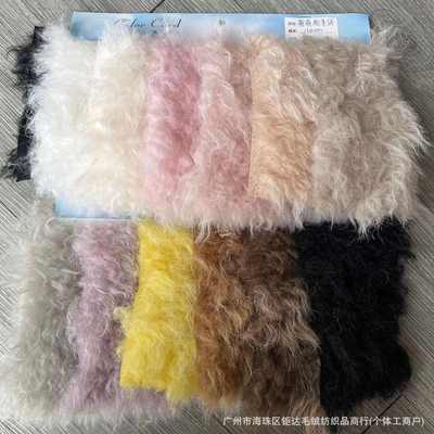 出新啦 萌萌的驼羊绒 柔软保暖 秋冬时尚毛绒面料