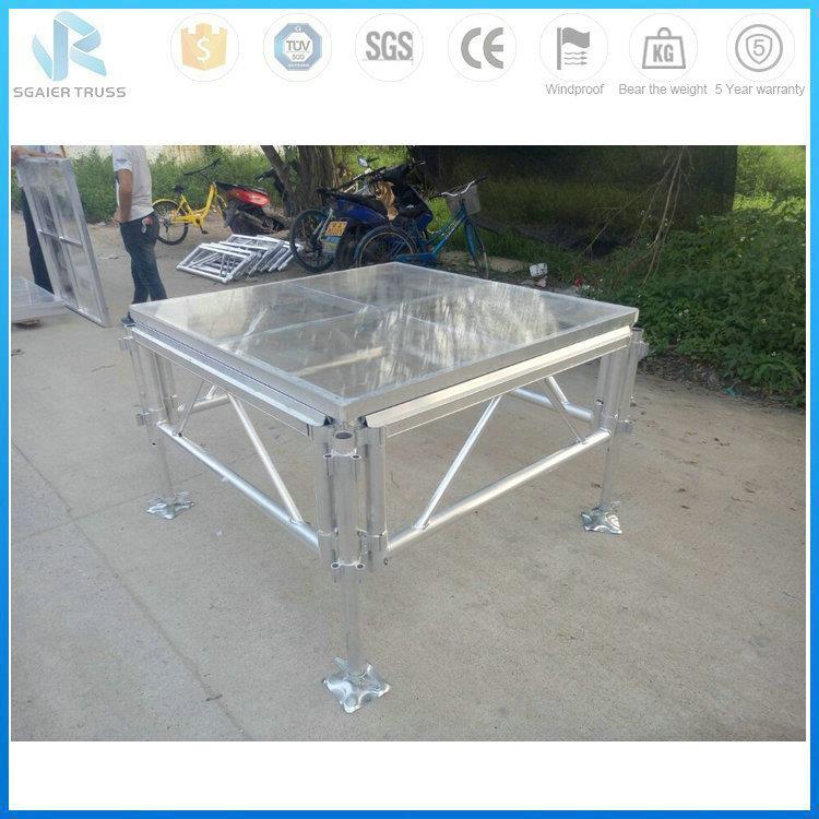 室内灯光亚克力玻璃厂家直销发布会婚庆走秀拼装活动舞台