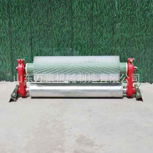 无动力尼龙滚刷清扫器 L1200防爆电动滚刷清扫器皮带机除尘毛刷