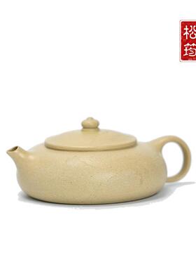 原矿本山绿泥纯手工刻绘寒江宜兴紫砂壶家用功夫泡茶壶茶具170ML