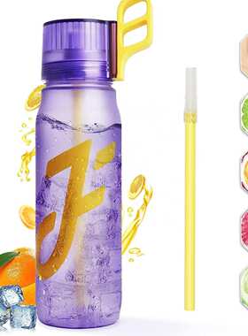 joyfit厂家直销香味杯吸管水杯男女大容量玩味水瓶喝水玩味杯