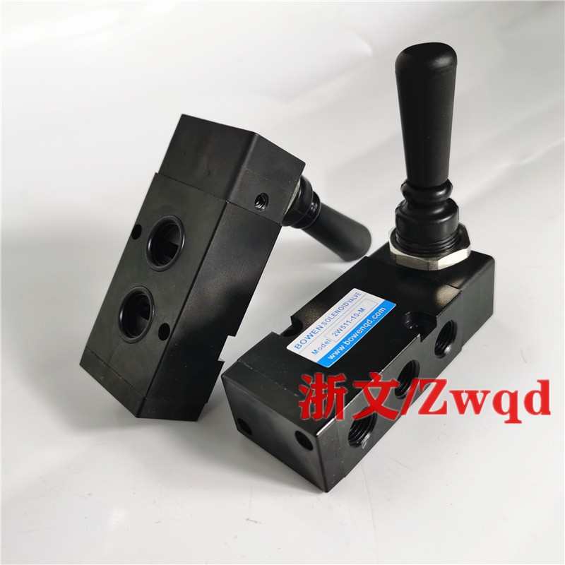 手动阀2W511-10-M手坂阀二位五通板式碟阀手动换向手板阀