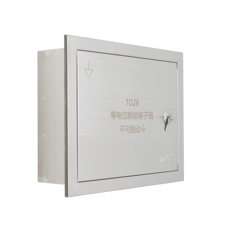 MEB总等电位联结端子箱TD28304不锈钢紫铜排端子板母排防雷接地箱