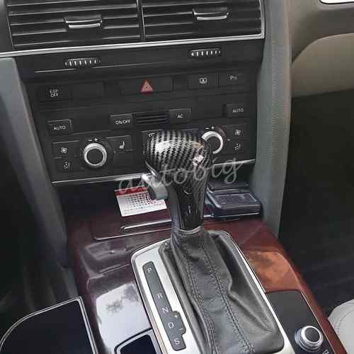 老款A6l A4l A5 Q5 Q7碳纤维档把壳内饰中控排挡头改装护罩手球盖