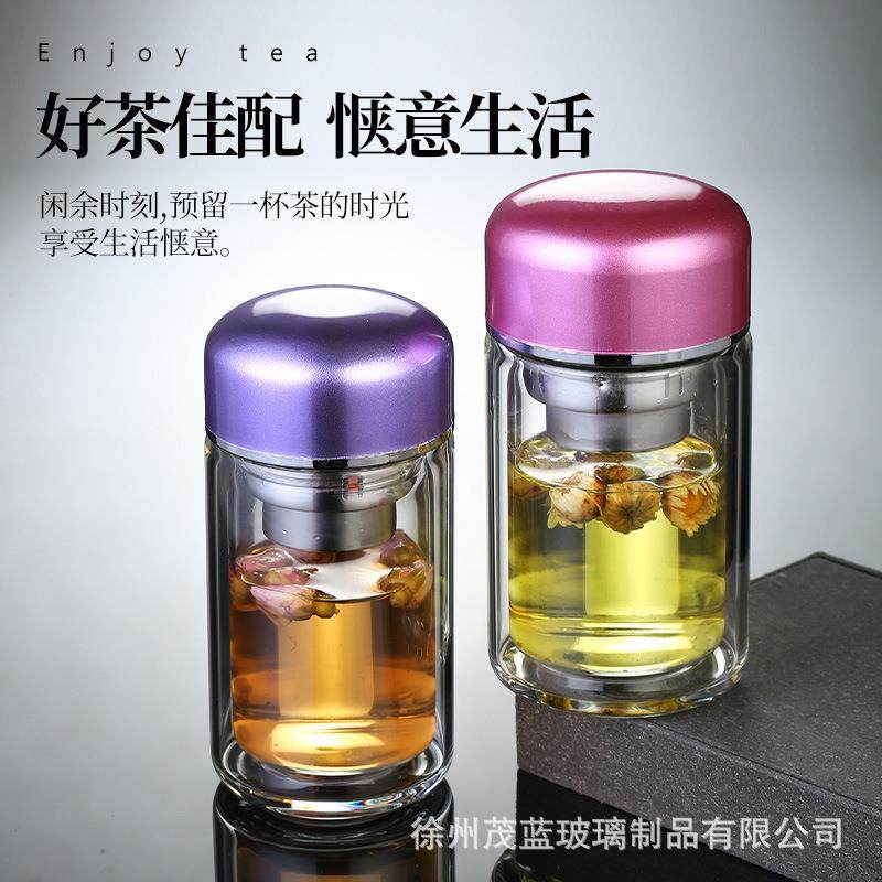 玻璃杯女迷你便携学生小仙女水杯果奶茶杯咖啡杯儿童加厚小巧可爱