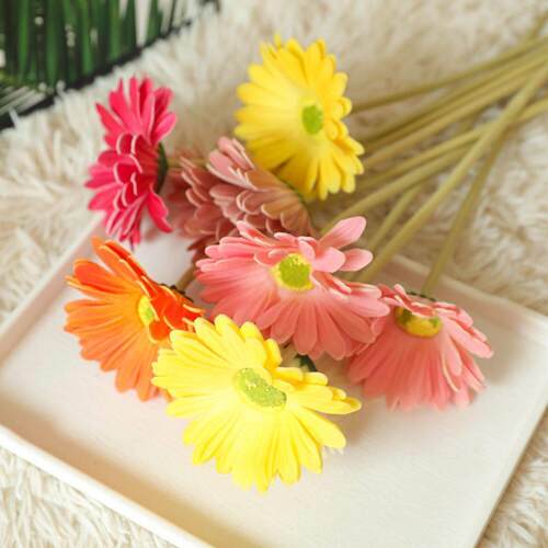 1/3pcs Daisy Flower Artificial Flowers Bouquet for Indoor Ta