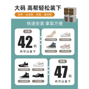 0WYV免安装 子收纳盒塑料透明整理折叠柜子宿舍简易 加厚鞋 柜家用鞋