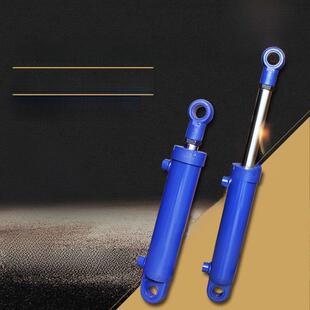 油缸Hsg63液压缸双向5吨可调杆液压油顶油压顶液压缸顶泵附件