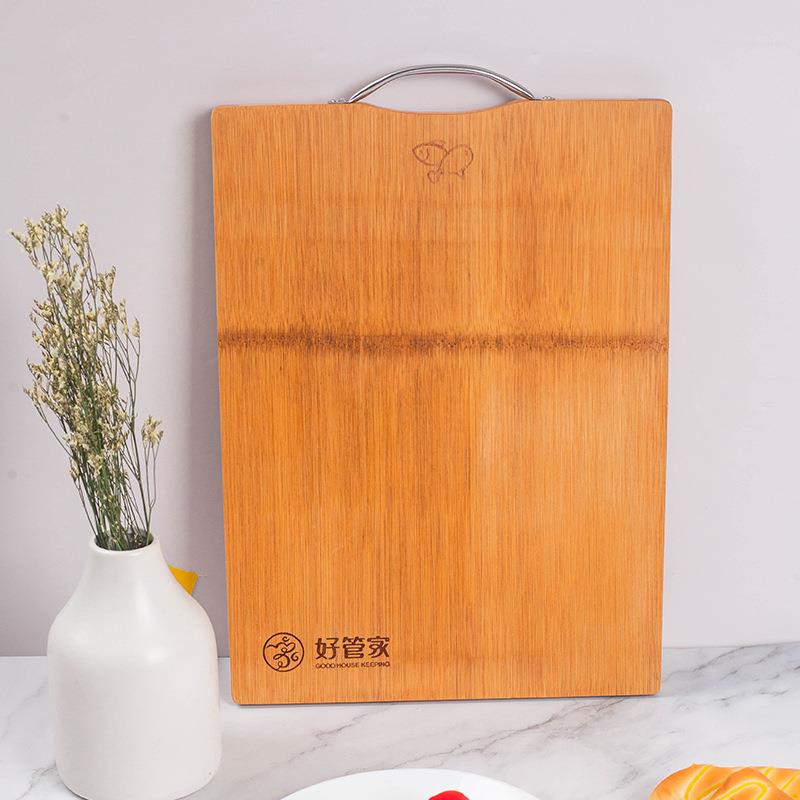 整竹菜板家用切菜板擀面板大号案板宿舍小号水果套装砧板实木加厚图片