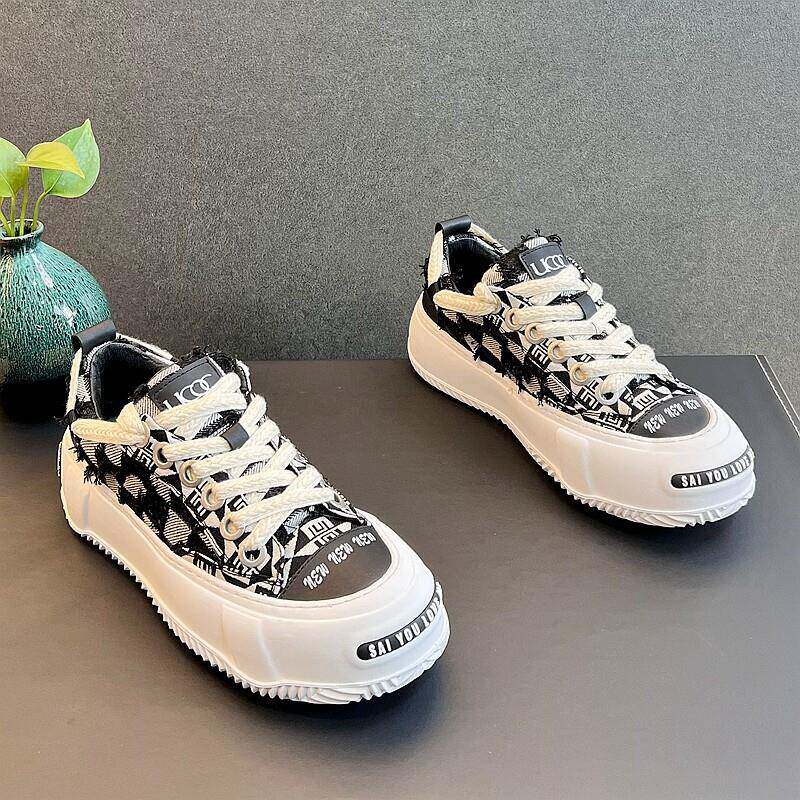 干净利落帅气Minimalism Aquaman透气厚底牛仔布鞋男内增高板鞋潮