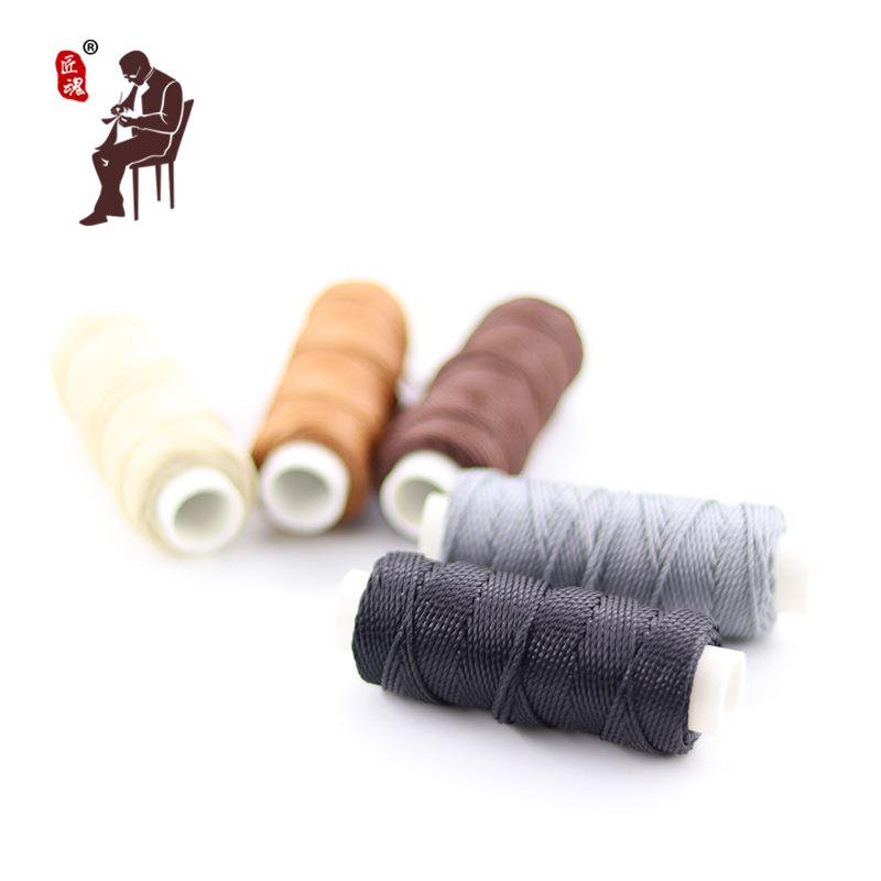 彩色涤纶diy手工服饰小卷手缝圆蜡线 0.8mm纺织辅料蜡绳线缝纫线