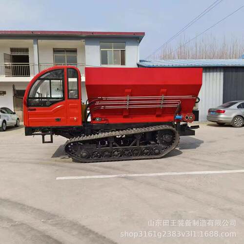 自走式履带撒肥车机8方10方大型撒肥机农用有机肥牛羊粪撒粪车