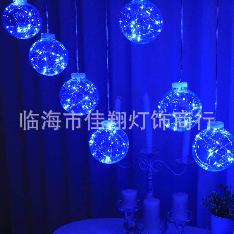 新款直销直供新款球型LED满天星铜线灯吊灯婚礼场地布置多用途装