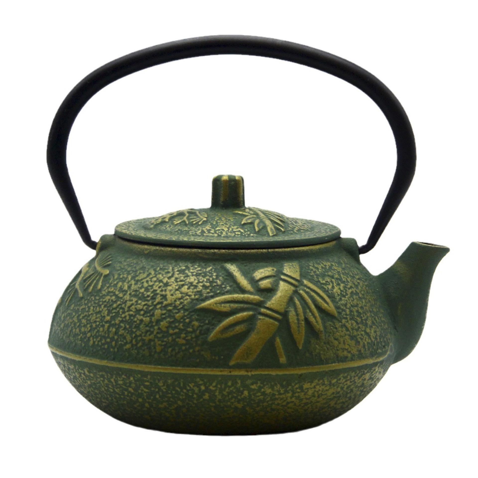 欧美款铸铁壶烧水茶壶煮茶壶彩色家用户外泡茶壶搪瓷涂层功夫茶具