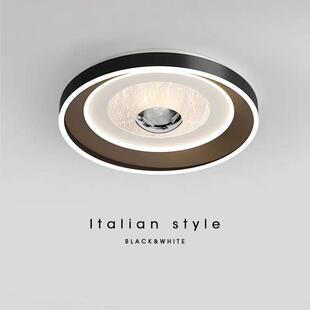 2025年新款 极简创意主卧房间书房灯 现代简约护眼卧室吸顶灯意式