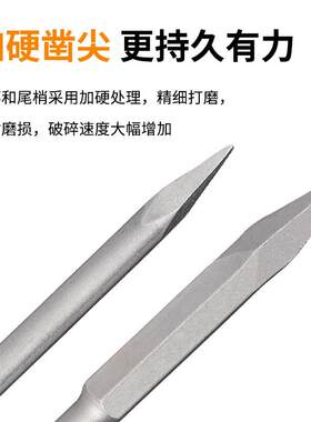 新款直销方柄两坑两槽凿子电锤混凝土专用各类超薄钻头锻打合金头