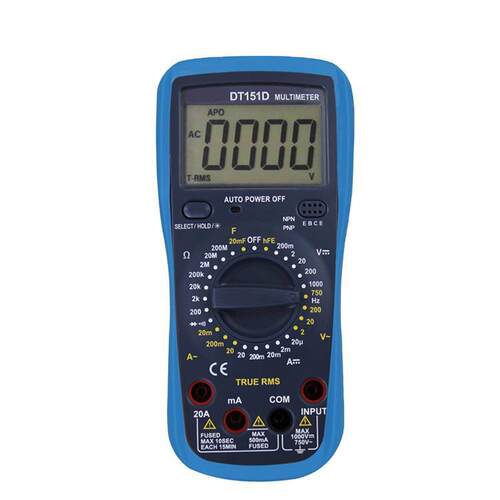 全档位防烧真有效值数字万用表DT151D显示测试频率VC890D