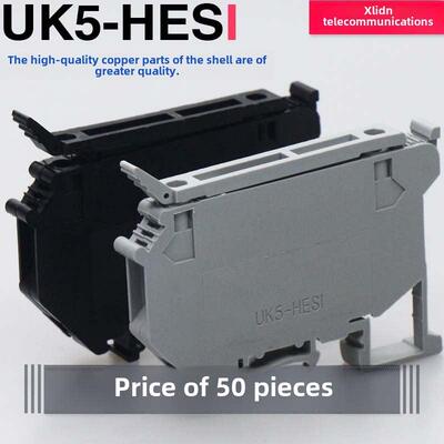 Uk5-Hesi Uk5Rd带灯4平方米保险丝保险丝英国端子座导轨式Led
