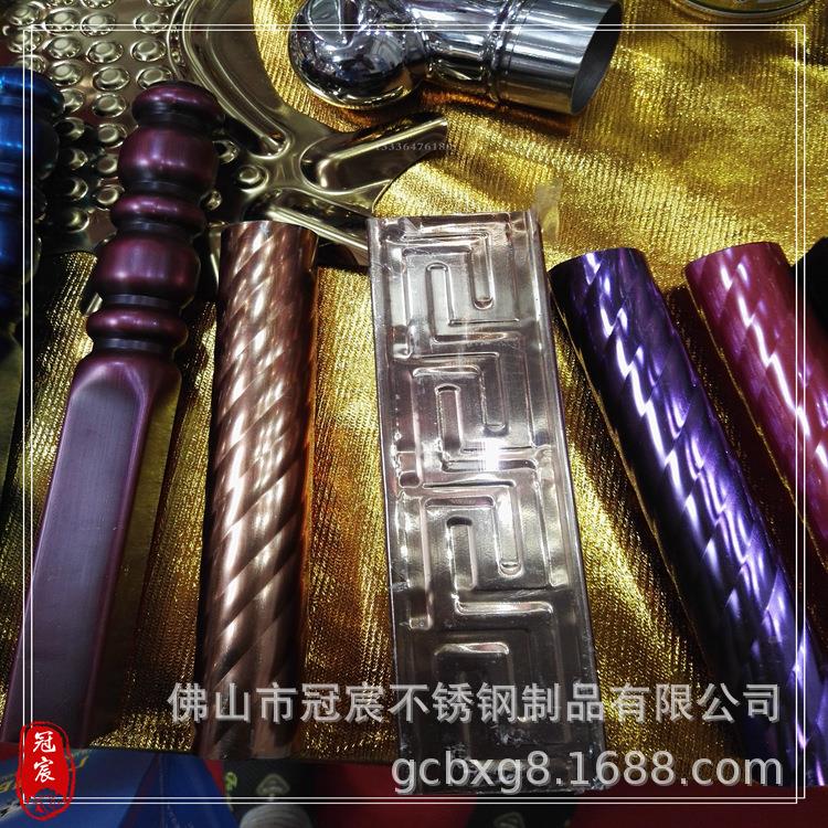 苏州酒吧吧桌脚 吧凳用700mm高异型不锈钢葫芦柱 KTV葫芦柱茶几腿