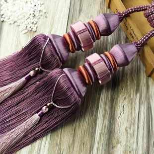 球创意欧式 窗帘捆绑绳窗帘绑带扣窗帘挂窗帘绳别墅窗帘扎现货供应