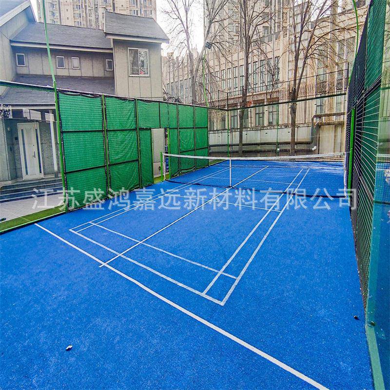 全景帕德尔板式网球场 框架网球场 悬浮式网球场 玻璃板式网球场图片