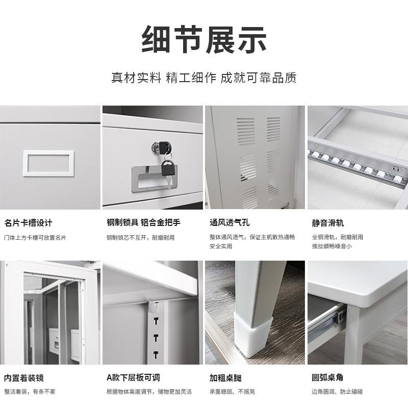 单制营具双层床HHYJ-001上下宿床舍上式下铺铁架床钢制人床内务柜