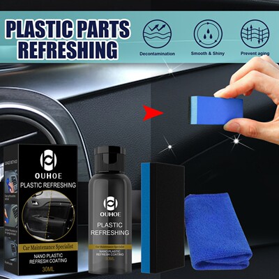 OUHOE Car Plastic Restorer Dust-Preventive and Polishing Pla