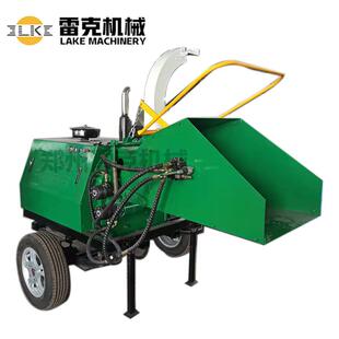 欧版 削片机进料直径16cm 小型移动树枝粉碎机55马力柴油机动力盘式