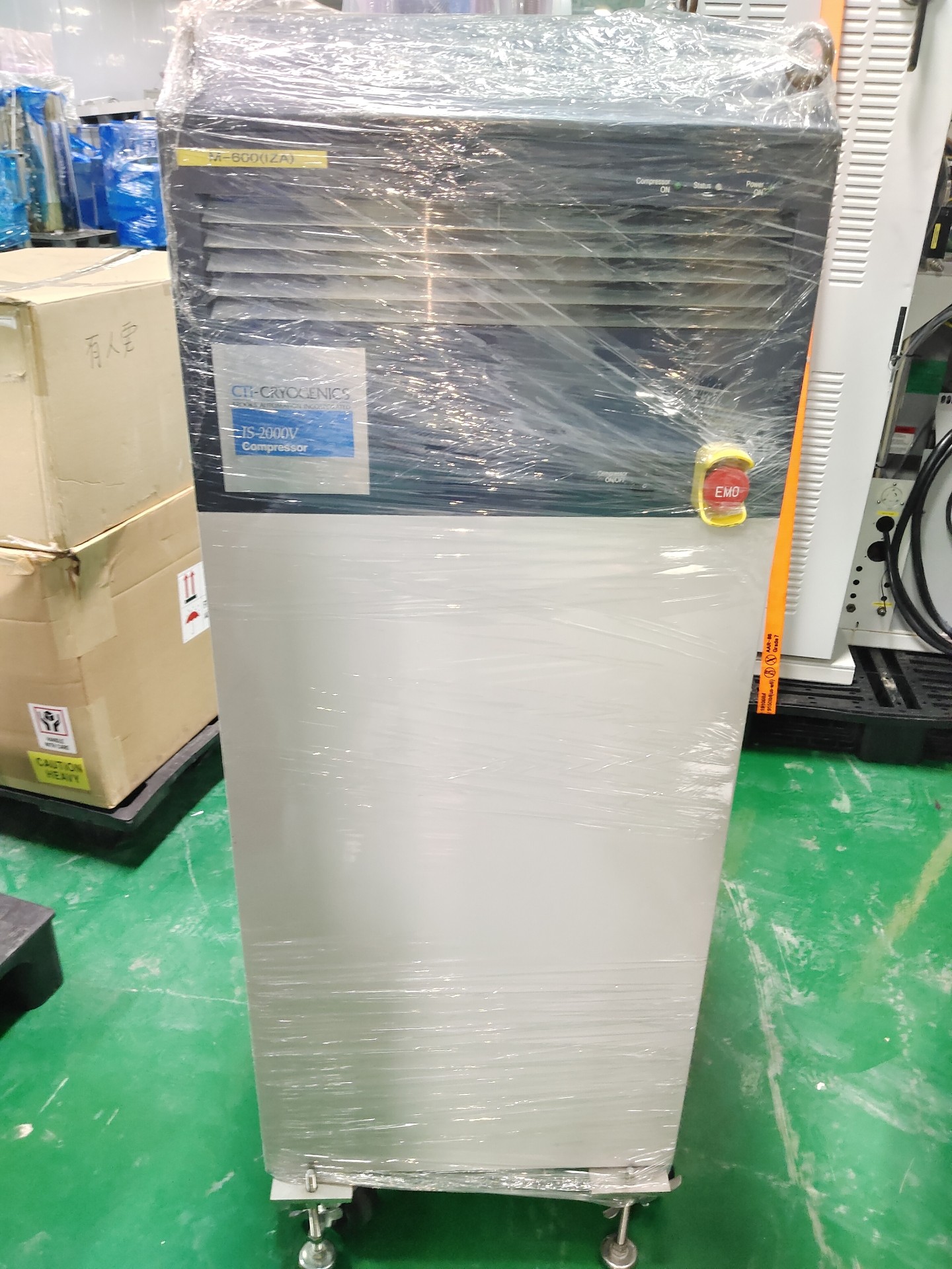 全新CTI-CRYOGENICS IS-2000V压缩机，来