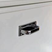 海盛五金 实心亮银圆球抽屉衣柜门把手全屋定制拉手 高级感法式