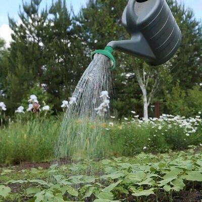 Watering Can Spout With Universal Water Sprinkler Head For