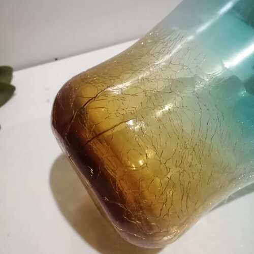 厂家直销轻奢玻璃花瓶高级感客厅插花花艺摆件现代简约餐桌装饰批