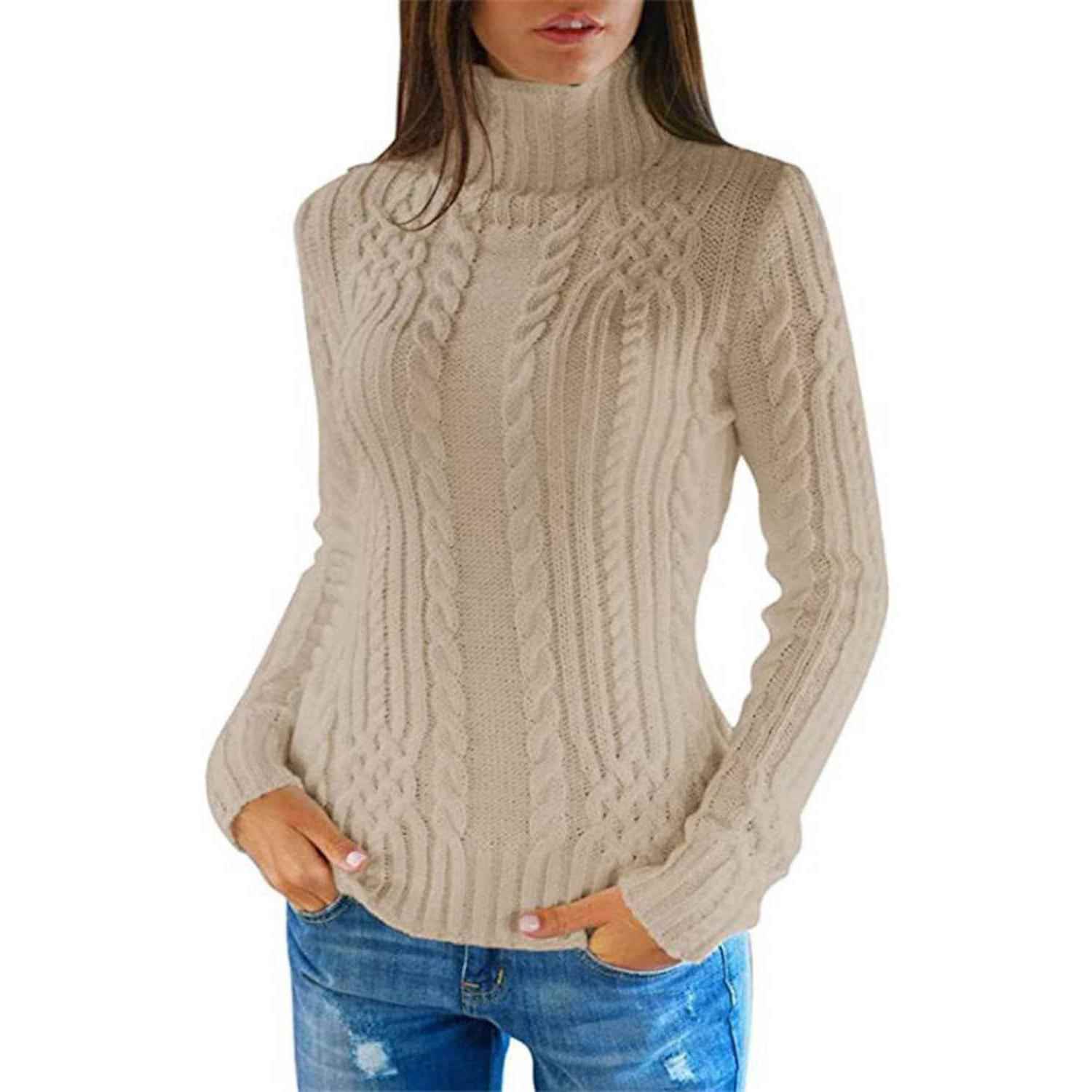 Shirt Bottoming Pullover Knit Cable Fashion Sweater