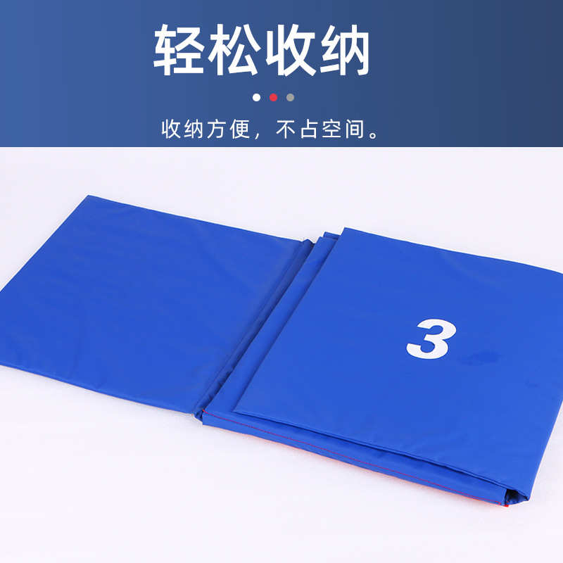少儿体适能软体数字跳垫运动馆感统组合瑜珈垫厚爬行垫十字跳垫